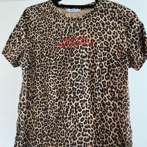 Zara Leopard Tee